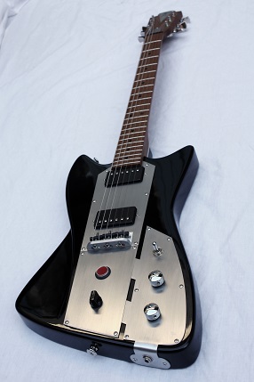 Pistol guitar - MWM Black gloss with booster model