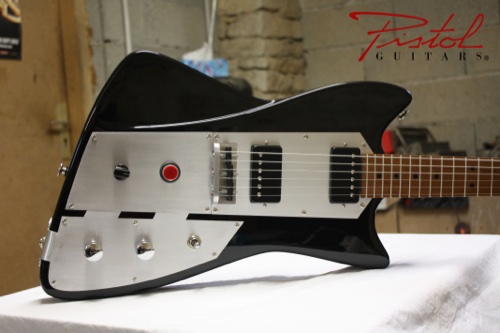 Pistol guitar - MWM Black gloss with booster model